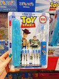  Set Bàn Chải Pin Cho Bé Nhật Bản, 7 Đầu Chải Và 1 Hộp Đựng Màu Xanh Toy Story 