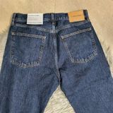  Quần Jeans Calvin Klein Standard Straight Màu Boston Blue Ống 20cm 