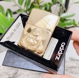  Hộp Quẹt Zippo Ông Địa New 100% 