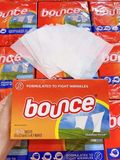  Giấy Thơm Quần Áo BOUNCE 4in1 và Làm Mềm Vải 2*160 Tờ 