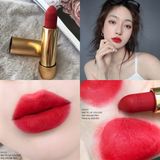  Son Lì Gucci Rouge À Le2vres Boile Mat Màu 25 Goldie Red 3.5 gr Màu Đỏ Hồng 