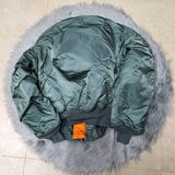  Áo Khoác Alpha Industries MA-1 Xưa Màu Xanh Lính Thập Niên 80s-90s 