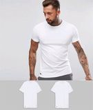  Set 3 Áo Thun Cotton Lacoste Trắng 
