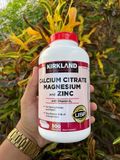  Viên uống Calcium Magnesium Zinc Kirkland 500 viên 