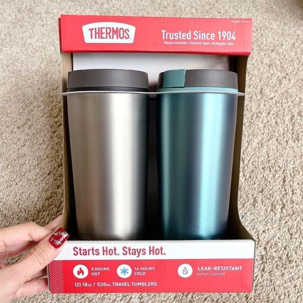 Ly Giữ Nhiệt Thermo Chính Hãng Mỹ 530ml giữ nóng Tiếng, giữ lạnh 14 Tiếng