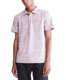  Áo Thun Polo Calvin Klein Smooth Cotton Sọc Ngang 