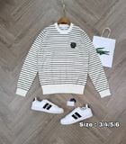  Áo Len Lacoste Kem Sọc Đen 