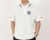  Áo Thun MLB Polo NY YANKEES Màu Trắng 