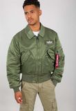  Áo Khoác Phi Công Alpha Industries Cổ bẻ CWU 45/P Màu Xanh Lính 