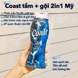  Xà Bông Coast 532mL 3 in 1 Mỹ 