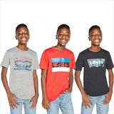  Set 3 Áo thun Levis Đỏ Xám Đen 