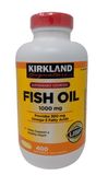  Viên nang Uống Dầu Cá Kirkland Signature Fish Oil 1000mg 400 viên date 2025 