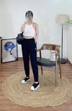  Quần Jogger Fila Nữ màu Đen 