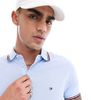  Tommy Hilfiger 1985 slim tipped polo shirt in baby blue 