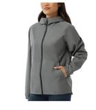  Áo Khoác Gió 32 Độ Cool Unisex Đi Mưa, Chống Nắng Rain Jacket Màu Xám 