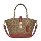  Túi Xách Nữ Coach Lan Bucket C8597 (17 đáy x 26 ngang) 