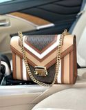  Túi Xách Michael Kors Whitney Medium Flap Chain Shoulder Crossbody Bag SIZE 24cm 