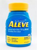  Viên Uống Aleve Giảm Đau Hạ Sốt Pain Relieve Naxoprofen 220mg 320 viên Caplets 