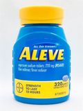  Viên Uống Aleve Giảm Đau Hạ Sốt Pain Relieve Naxoprofen 220mg 320 viên Caplets 