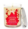  Nến Thơm Bath & Body Works Japanese Cherry Blossom Signature Single Wick Candle 227g 