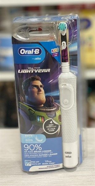  Bàn Chải Điện Dành Cho Bé Từ 3 Tuổi Oral-B - Phiên Bản Disney.Pixar Lightyear 