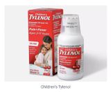  Siro Giảm Đau Hạ Sốt Cho Bé Tylenol 120ml vị Dâu 