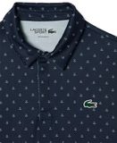  Áo Thun Polo Nam Lacoste Màu Xanh Đen Họa Tiết In X 