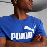 Áo Thun Puma Essential Logo Tee Màu Xanh Biển Dazzling Blue 
