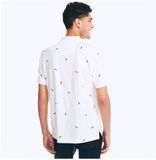  Áo Thun Polo Nautica Classic Fit Printed - màu trắng [KR3539] 