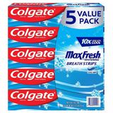  Kem đánh Răng Colgate Maxfresh Whitening Breath Strips Cool Mint 206gr 