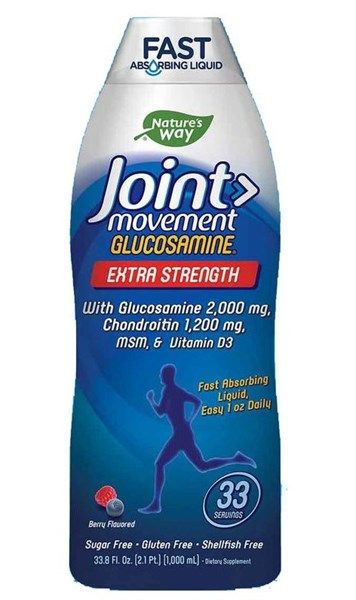  Glucosamine Dạng Nước Joint Movement Glucosamine Nature's Ways Extra Strength, 2000mg (1000 ml) 