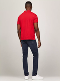  Áo Thun Polo Tommy Hilfiger Chest Stripe Regular Fit Màu Đỏ 