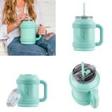  Ca Uống Nước Giữ Nhiệt REDUCE Cold 1 Mug 50oz 1.47l Có Tay Cầm Và Ống Hút Hàng Mỹ 