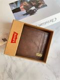  Ví Nam Levi's Màu Nâu 9cm x 11cm Mẫu Mới 