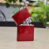  Zippo Sơn Đỏ Full Box New 2022 
