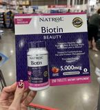  Viên ngậm Mọc Tóc Biotin Beauty Natrol 250 viên 