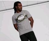  Áo Thun Puma Along The Line Màu Xám 