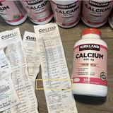  Viên Uống Bổ Sung Canxi Kirkland Calcium 600mg + D3 - Hộp 500 Viên 