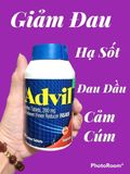  Viên Uống Giảm Đau Hạ Sốt ADVIL Ibuprofen 200mg Nén 360 Viên 