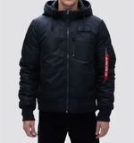  Áo Khoác ALP Hood Rib Màu Đen 