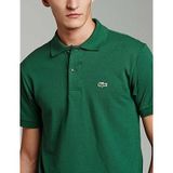  Áo Thun Polo Lacoste Men Clasic Fit Màu Xanh Rêu Đậm 