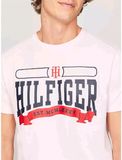  Áo Tommy Hilfiger Hilfiger Alumni Graphic Regular Fit Màu Hồng 