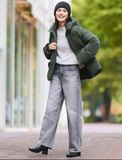  Áo khoác lông vũ nữ đại hàn dáng ngắn Uniqlo 