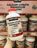  Viên uống Calcium Magnesium Zinc Kirkland 500 viên 