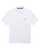  Áo Polo Nautica Slim Fit màu trắng sáng [KR7211] 