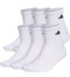  Set 6 Đôi Vớ Nam Adidas Cổ Lửng Superlite Màu Trắng 