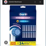  Đầu Bàn Chải Điện Thay Thế Oral B Hàng Chính Hãng 