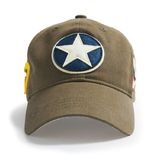  Nón Cap Red Canoe P40 WarHawk Màu Vàng Nâu 