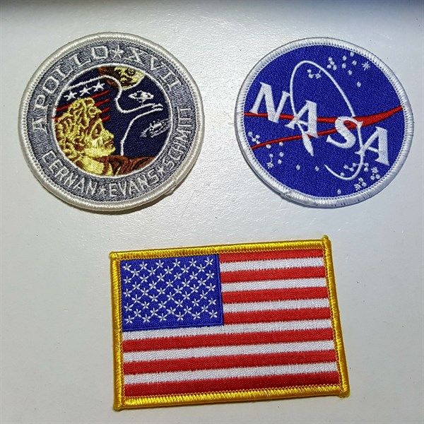  Bộ Phù Hiệu Không Quân NASA -Apollo 17 