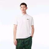  Áo Thun Polo Lacoste Netflix Organic Cottton Màu Trắng 
